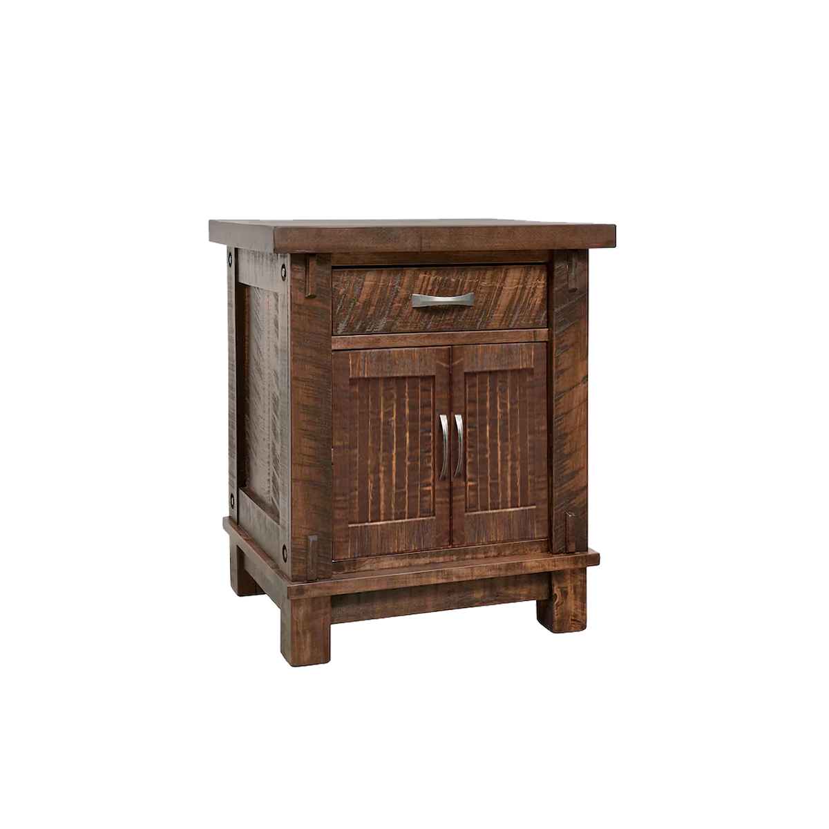 Timber 1 Drawer / 2 Door Nightstand