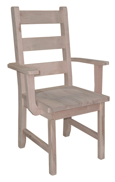 Rustic Ladder Arm Chair