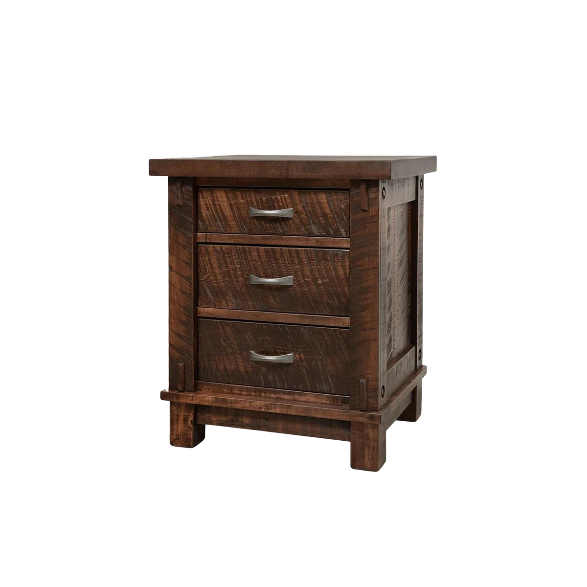 Timber 3 Drawer Nightstand