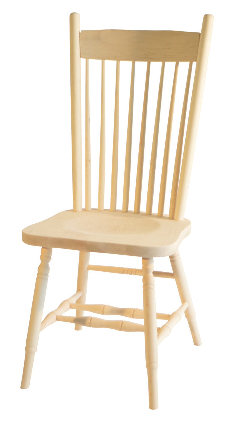 High Back Plain Side Chair