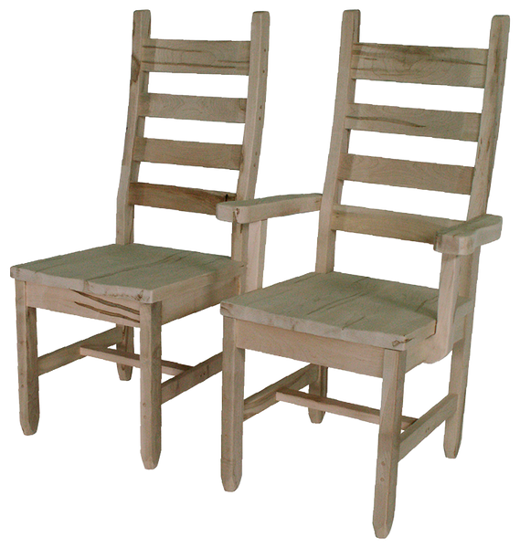 Rustic Ladder Back Side Chair