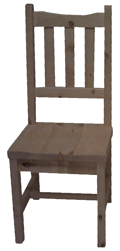 Rustic Slat Back Side Chair