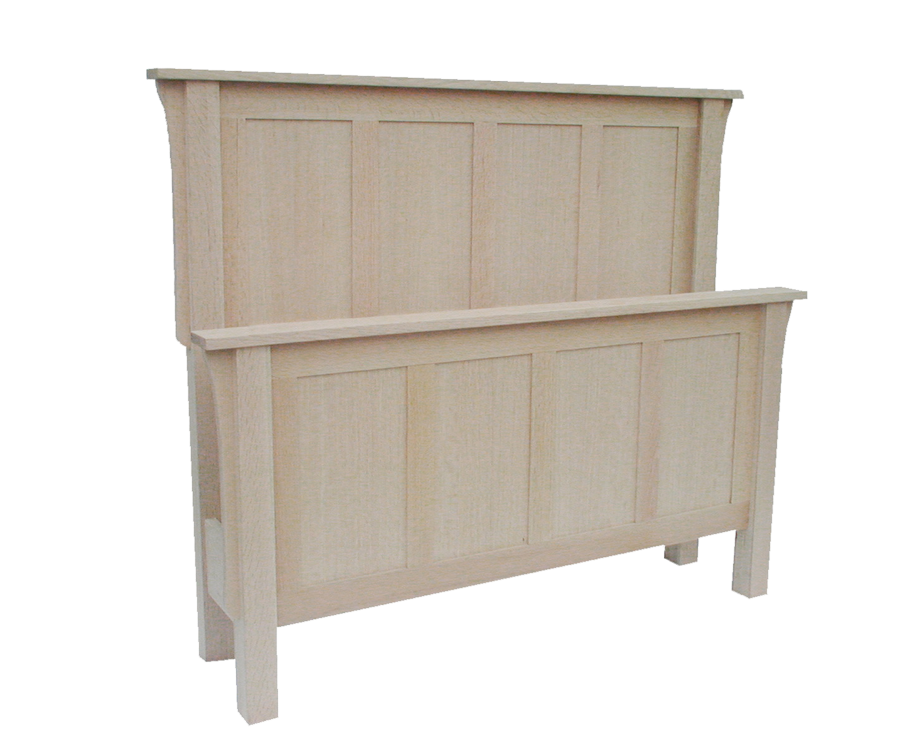 Mission Flat Top Panel Bed
