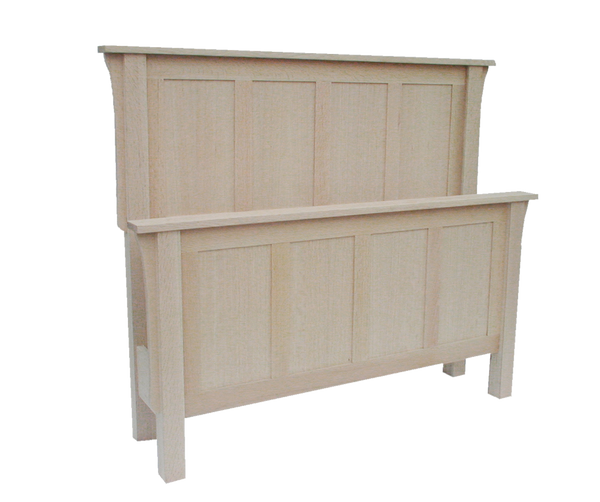 Mission Flat Top Panel Bed