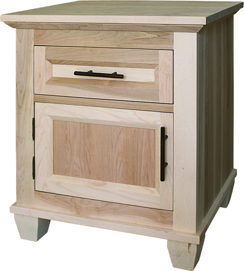 Algonquin Nightstand in Unfinished Maple