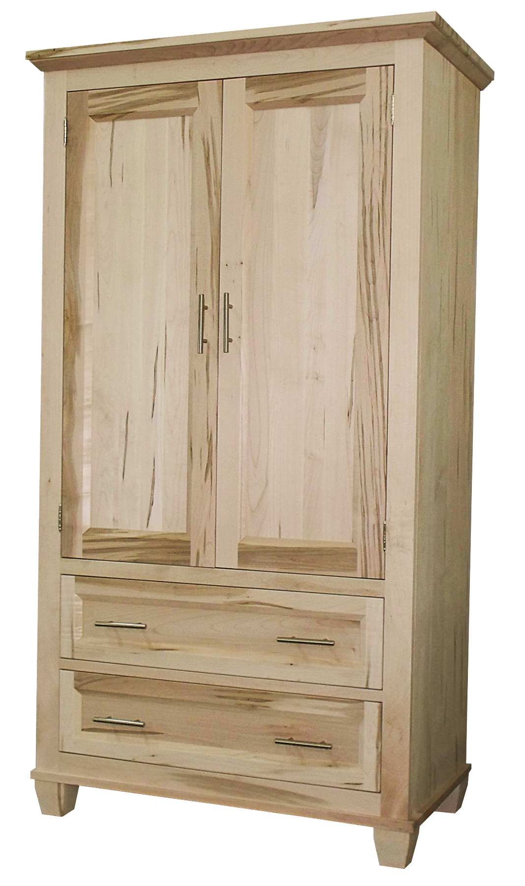 Algonquin Armoire Unfinished in Brown Maple