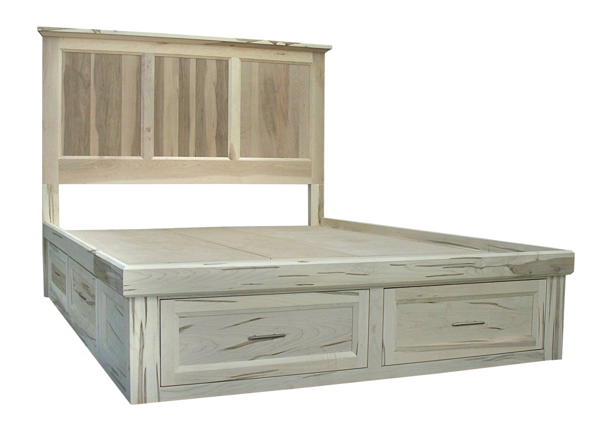 Algonquin Condo Bed in unfinished brown maple