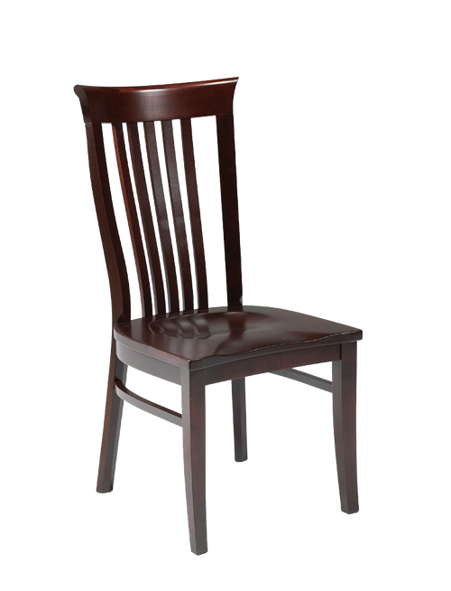 Athena Side Chair in finished maple