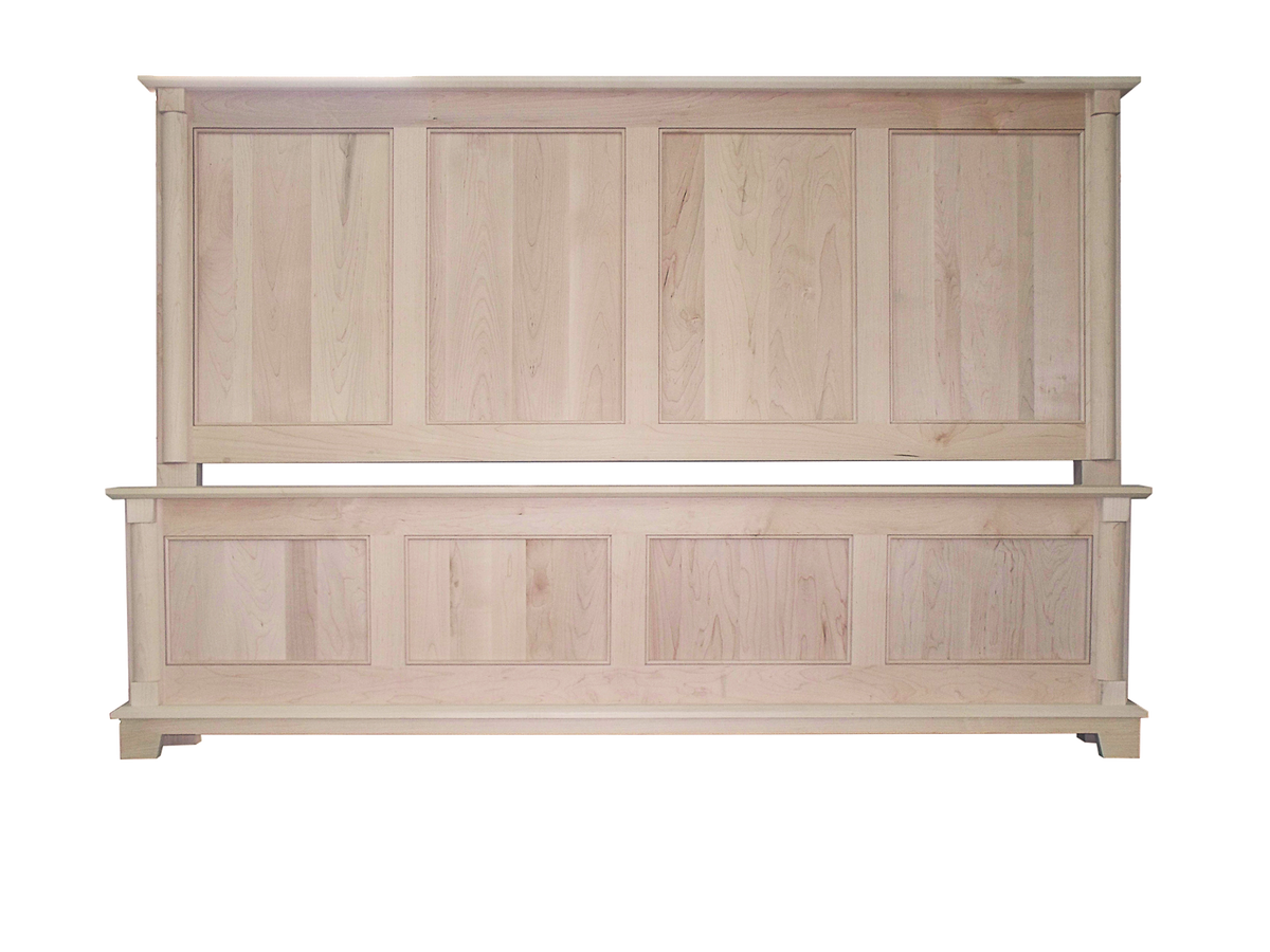 King Cleveland Panel Bed with Low Footboard