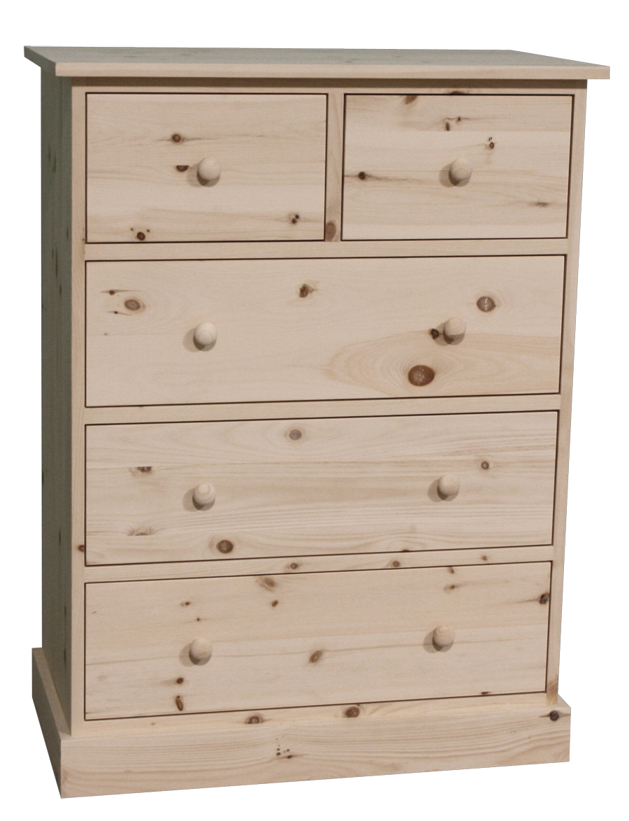 Cottage 5 Drawer Hiboy Chest