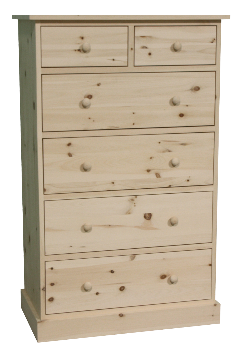 Cottage 6 Drawer Hiboy