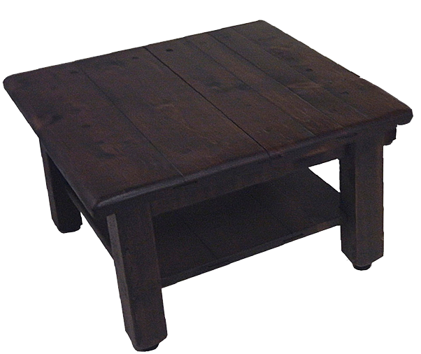 Square Coffee Table with Shelf CT3232S
