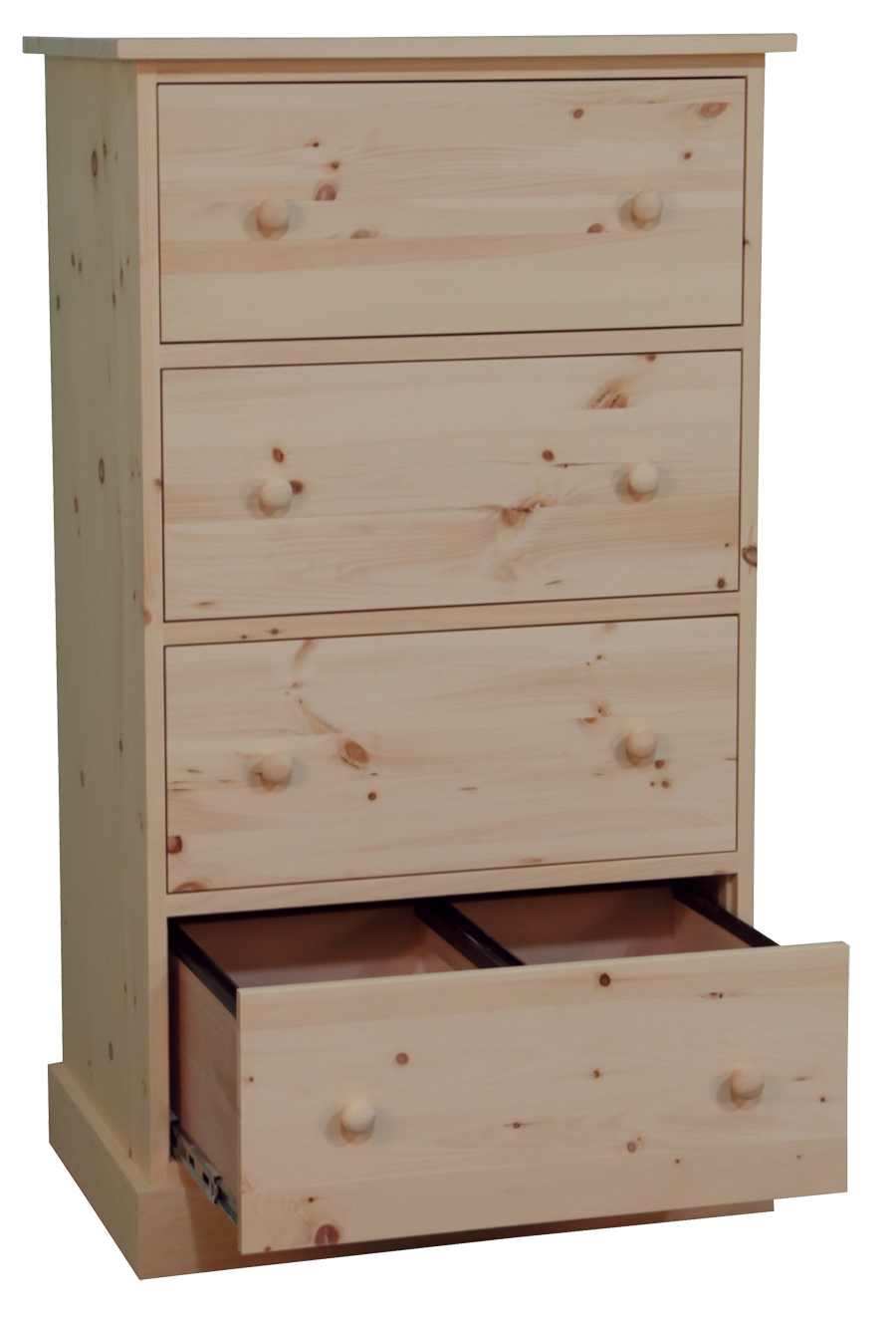 Cottage Letter Size 4 Drawer Filing Cabinet