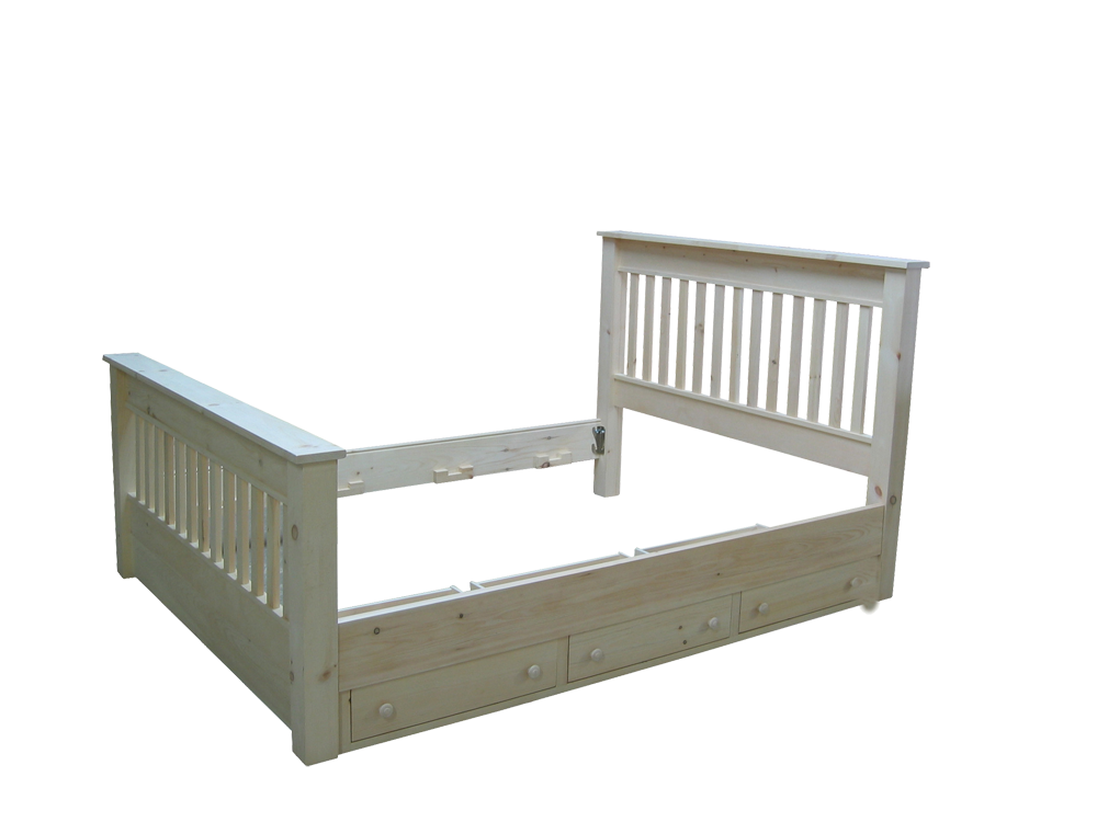 Cottage Slat Bed