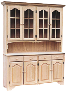 Legacy 4 Door Buffet with Hutch D624