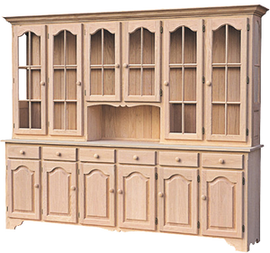Legacy 6 Door Buffet with Hutch – Craftworks at the Barn