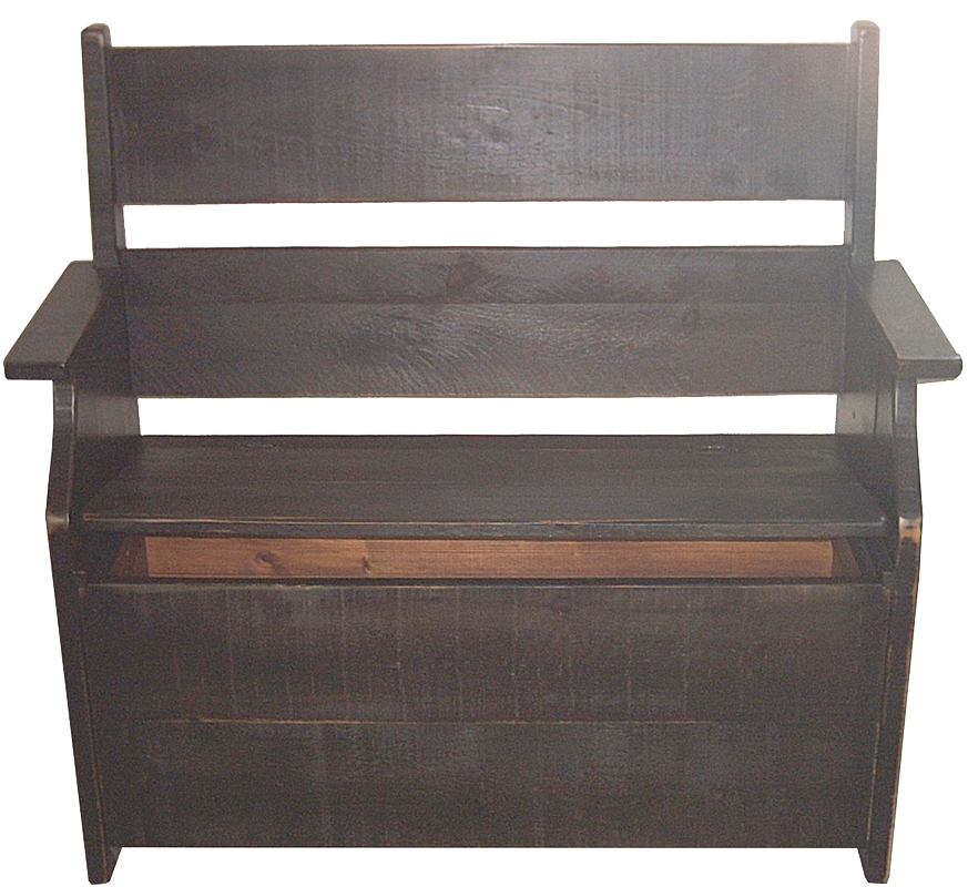 Rustic Deacon's Bench