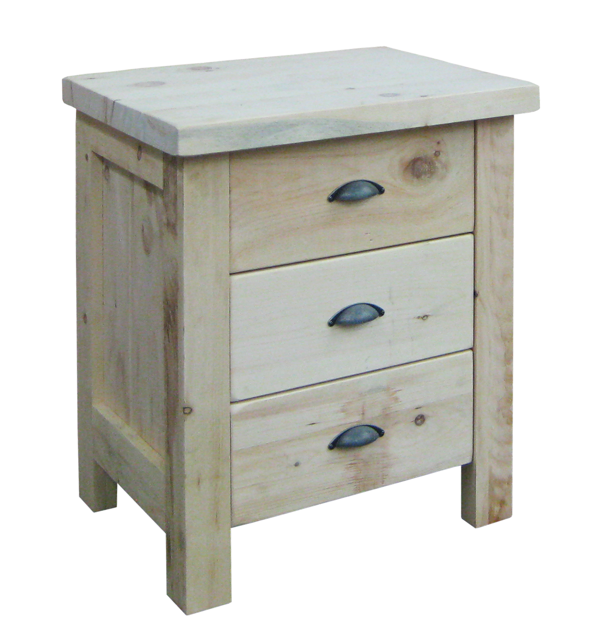 Frontier 3 Drawer Nightstand