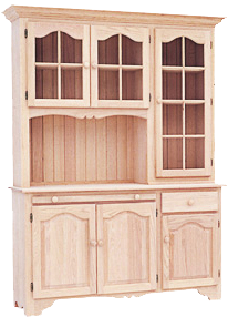 Legacy 3 Door Buffet with Hutch and Pie Shelf