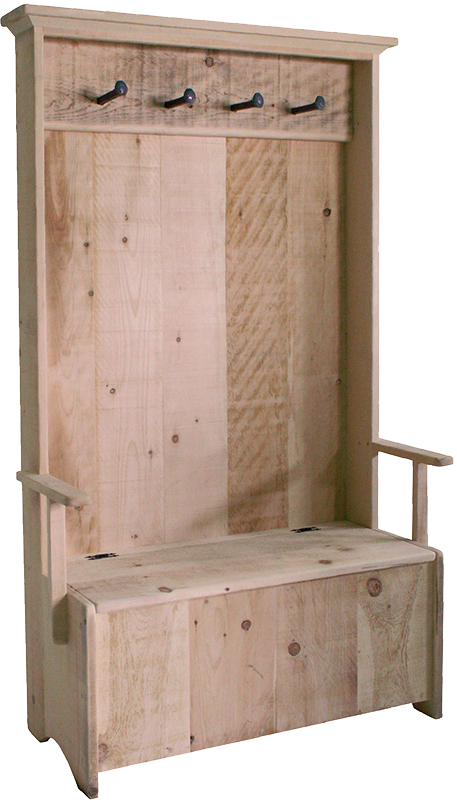 Rustic Railway Spike Hall Seat