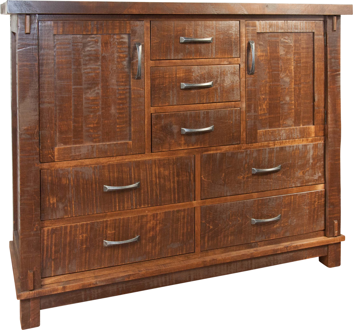 Timber 7 Drawer 2 Door His & Her's Chest
