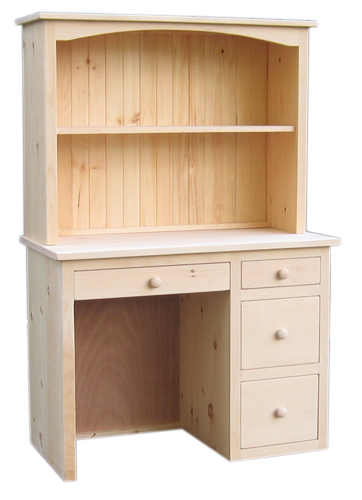 Rustic Kid's Desk with Hutch