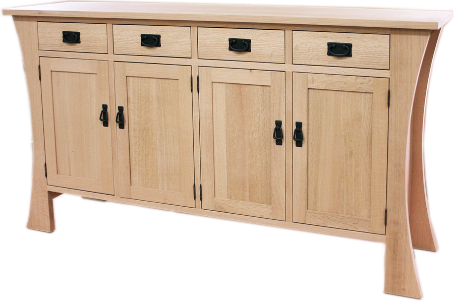 Mission 4 Drawer / 3 Drawer / 2 Drawer Sideboard
