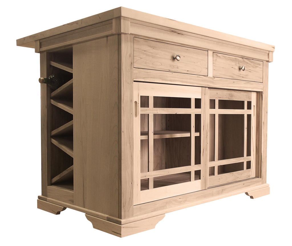 Madrid Island with Wine Rack