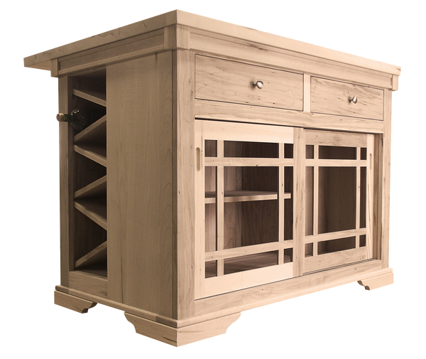 Madrid Island with Wine Rack