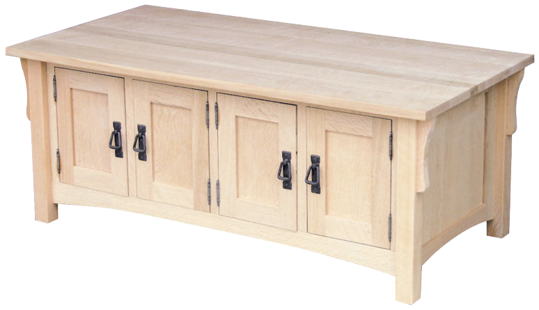 Mission 8 Door Coffee Table