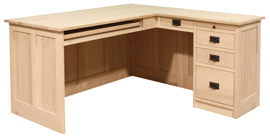 Mission L Shaped Desk
