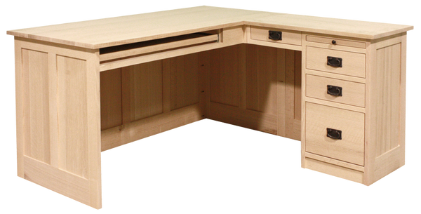 Mission L Shaped Desk