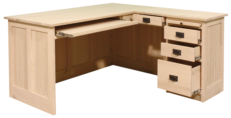 Mission L Shaped Desk