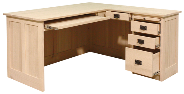 Mission L Shaped Desk