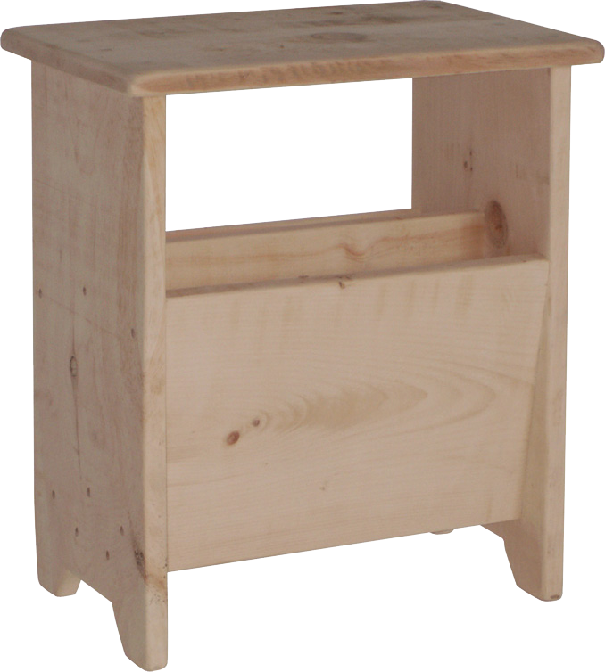 Rustic Telephone / Magazine Stand