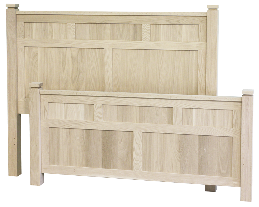 Metro Panel Bed with High Footboard