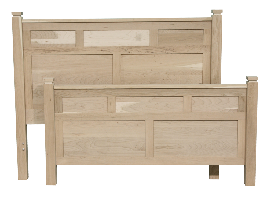 Metro Panel Bed with High Footboard
