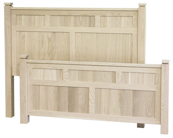 Metro Panel Bed with High Footboard