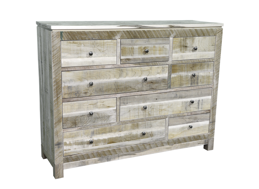 Rough Cut Metro 9 Drawer Dresser