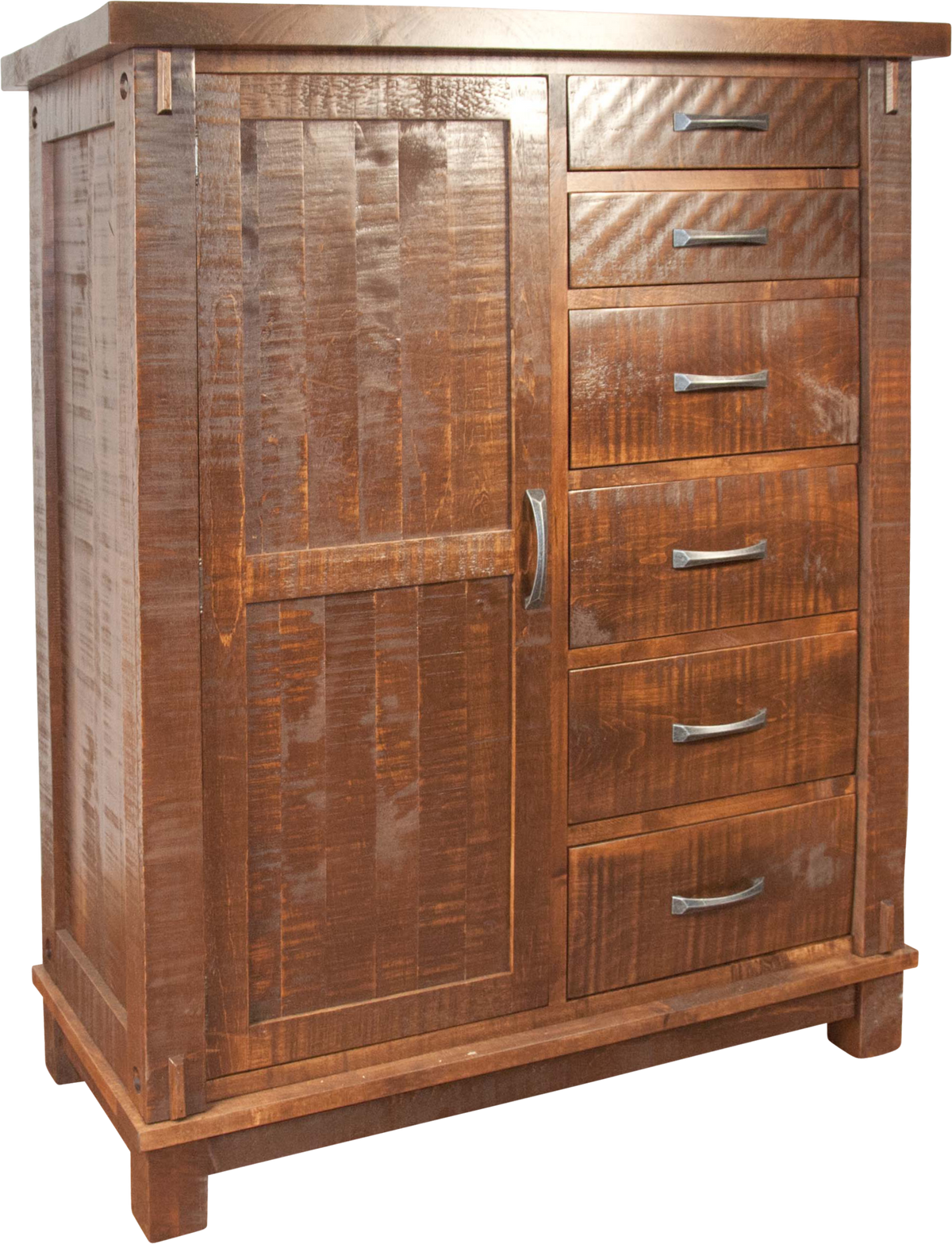 Timber 6 Drawer 1 Door Men's Chest
