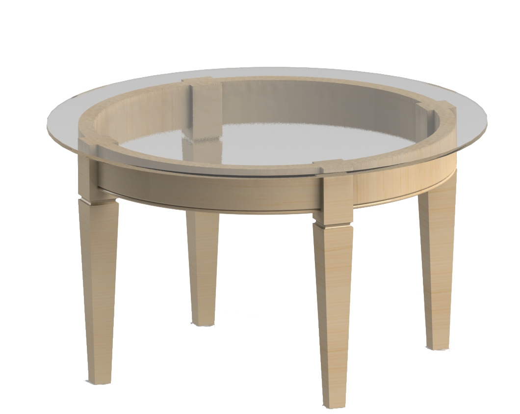 Mensa Glass Top Table