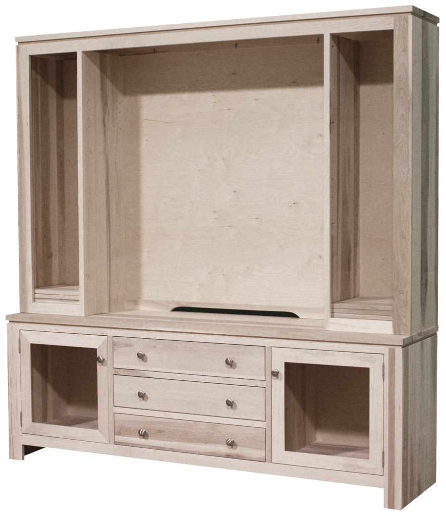 Newport 75" HDTV Cabinet with Hutch