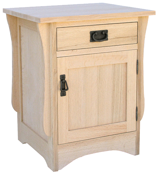 Mission 1 Drawer 1 Door Nightstand