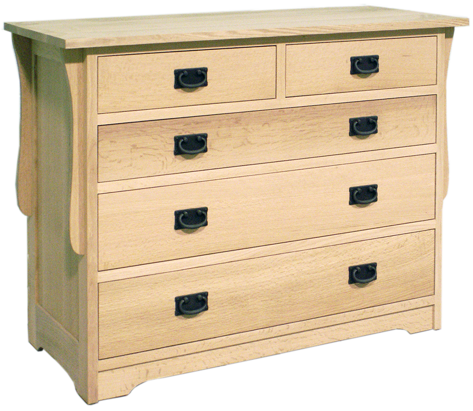 Mission 5 Drawer Dresser