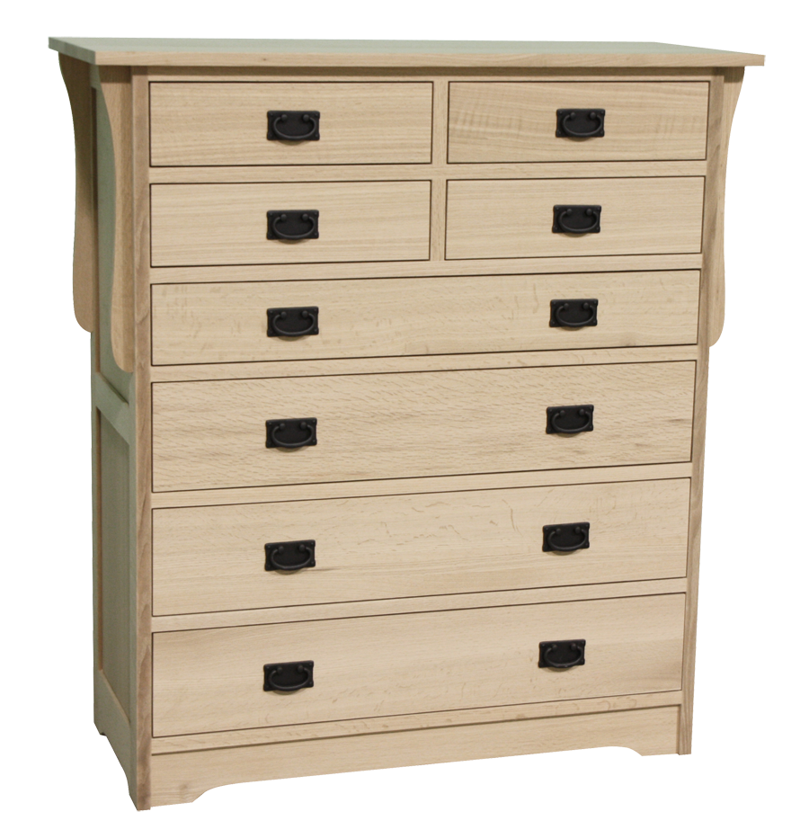 Mission 8 Drawer Hiboy Chest