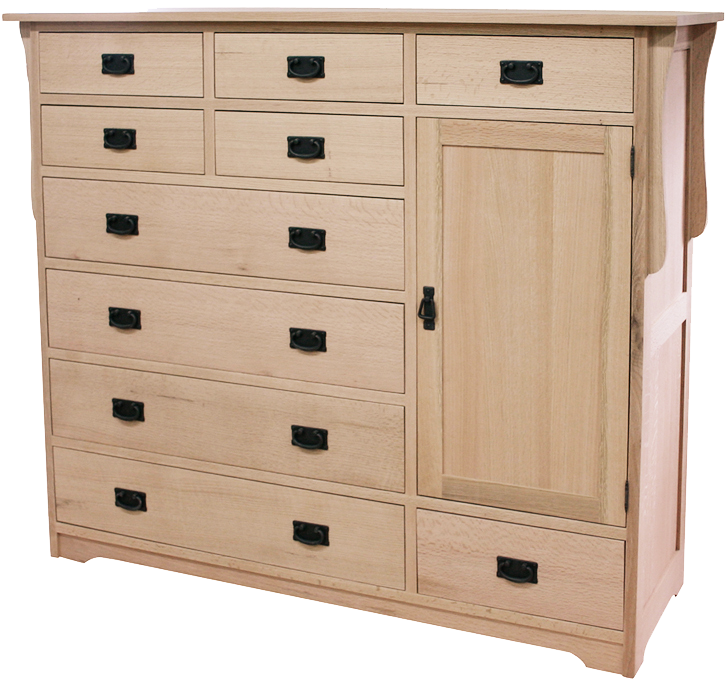 Mission 10 Drawer 1 Door Mule Chest