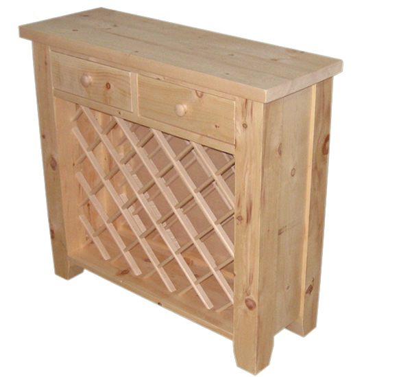 Rough Cut Wine Rack
