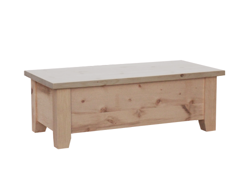 Dakota Rough Cut Sawn Blanket Box