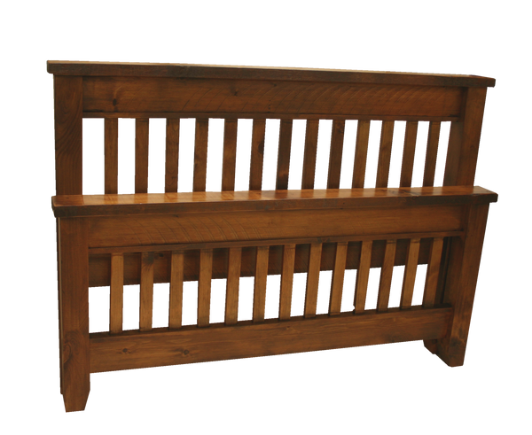 Dakota Rough Cut Sawn Slat Bed