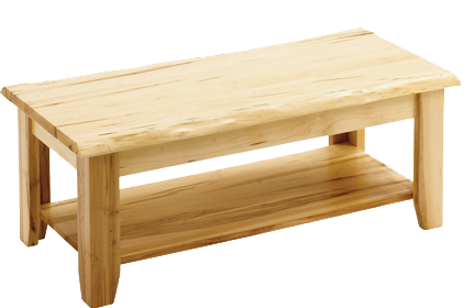 Dakota Rough Cut Coffee Table